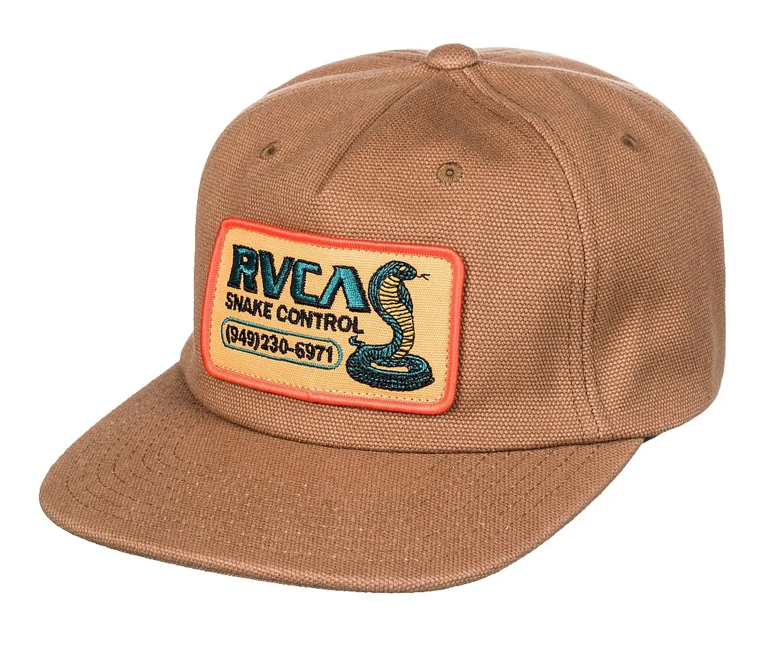 gorra con visera RVCA Snake Control Snapback - Rawhide - men´s