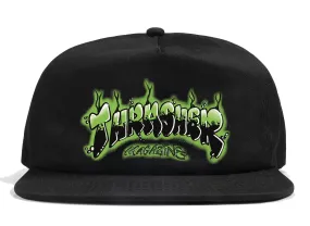 gorra con visera Thrasher Airbrush Snapback - Black - men´s