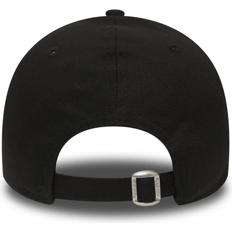 Gorra curva negra ajustable 9FORTY Essential de Los Angeles Dodgers MLB de New Era