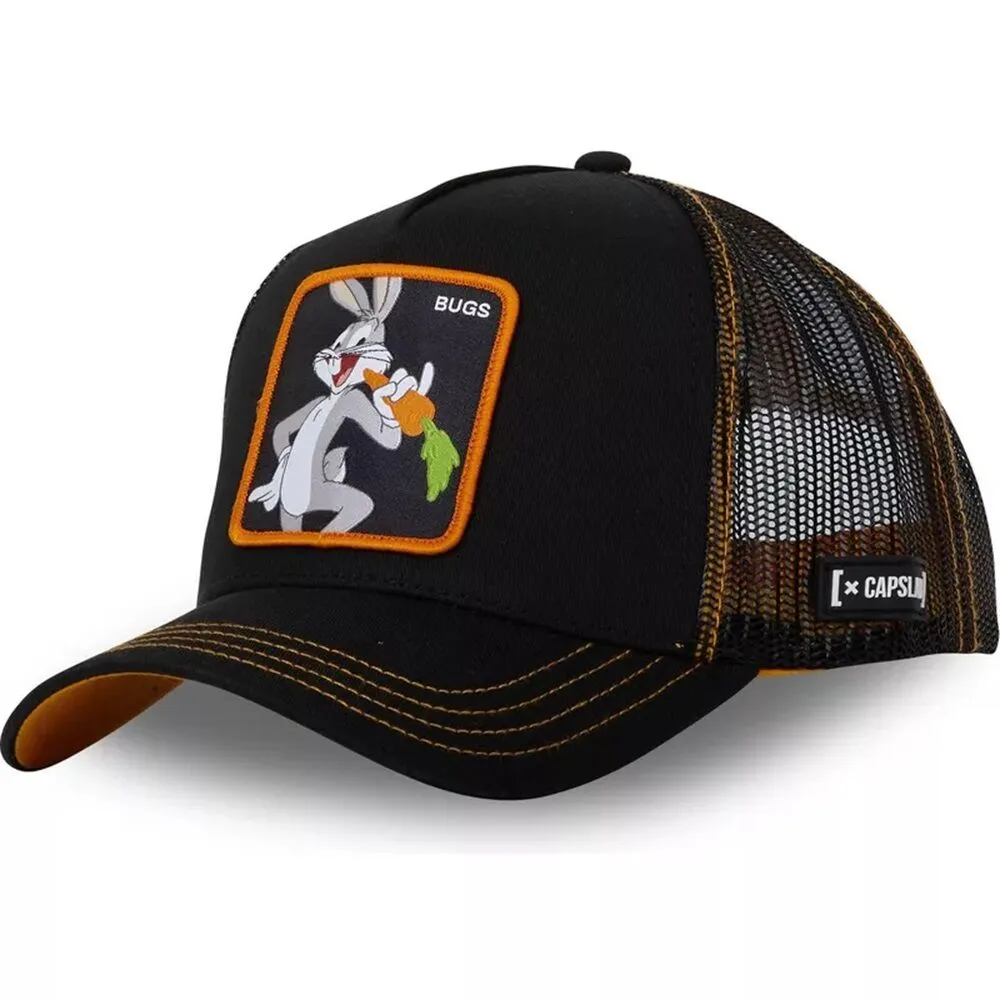 Gorra Negra Capslab Bugs Bunny LOO7