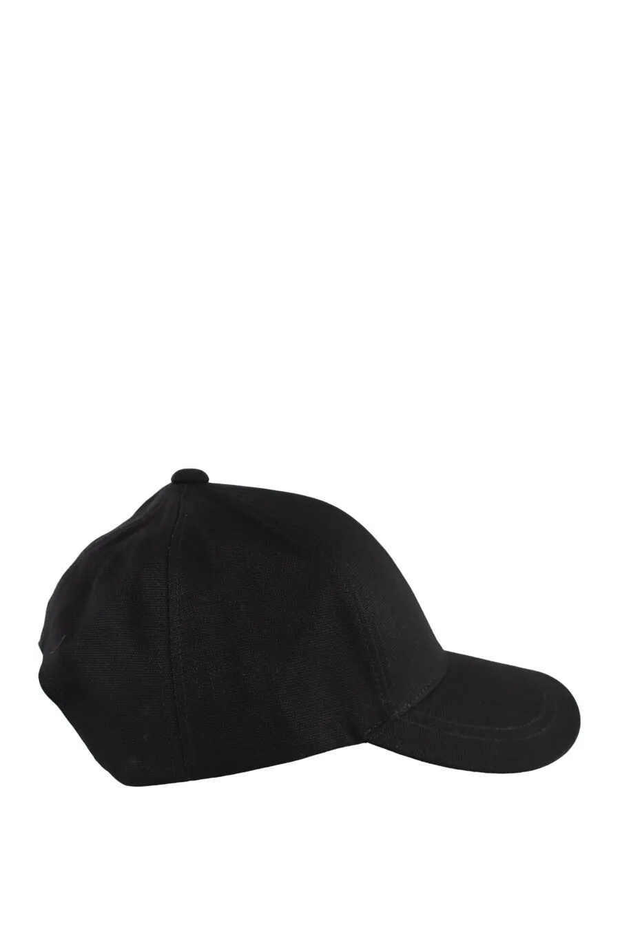 Gorra negra con logo 