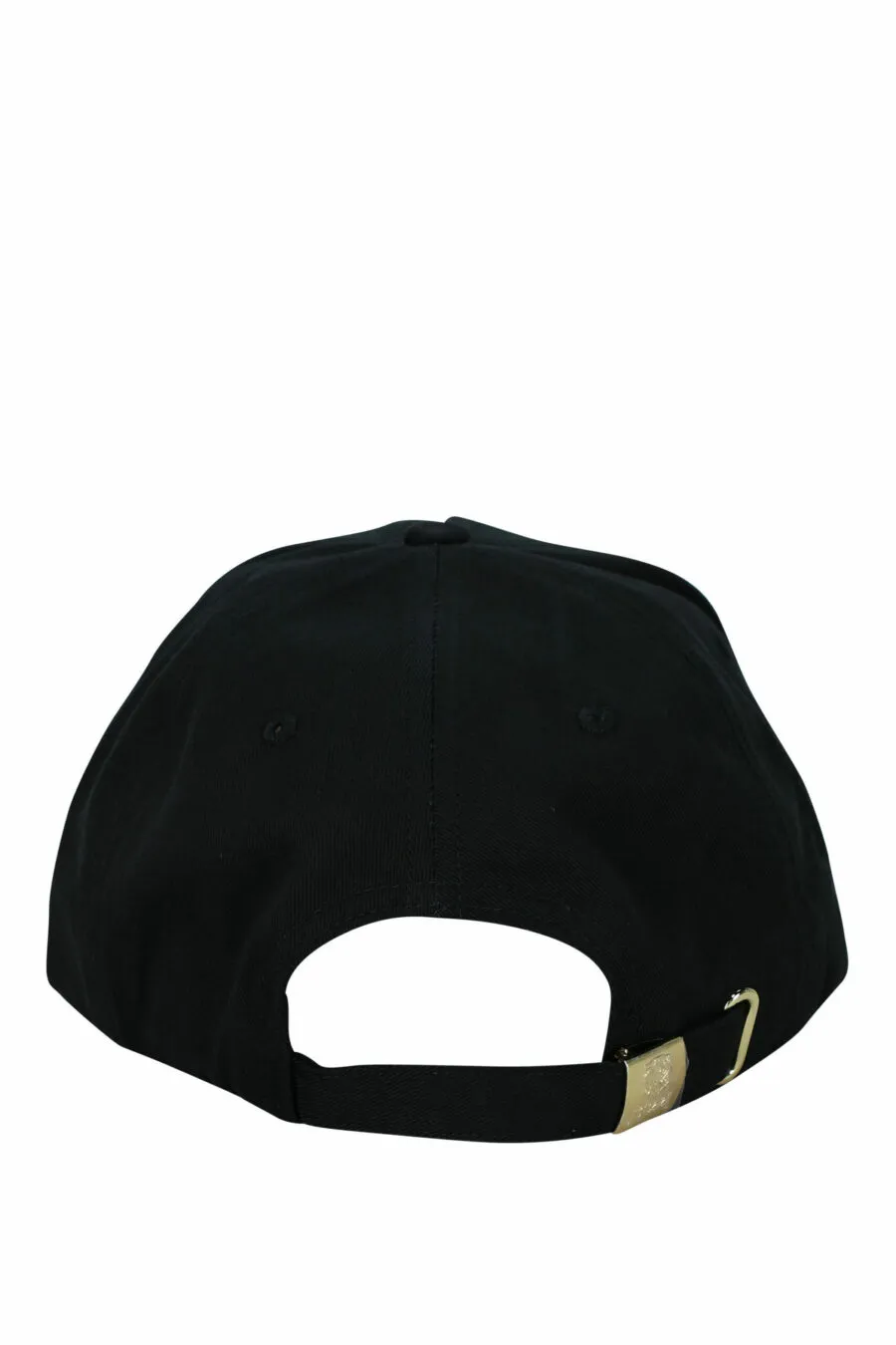 Gorra negra con logo tigre dorado