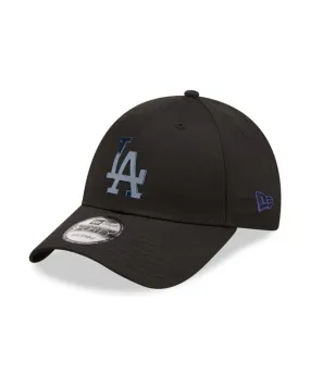 Gorra new era negra dodgers foil logo 9forty losdod