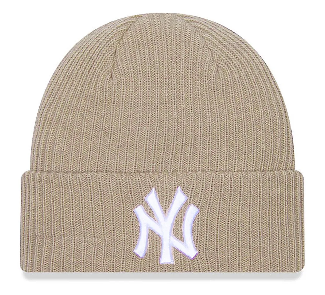 gorra New Era Rib Polylana MLB New York Yankees - Light Brown/White - women´s