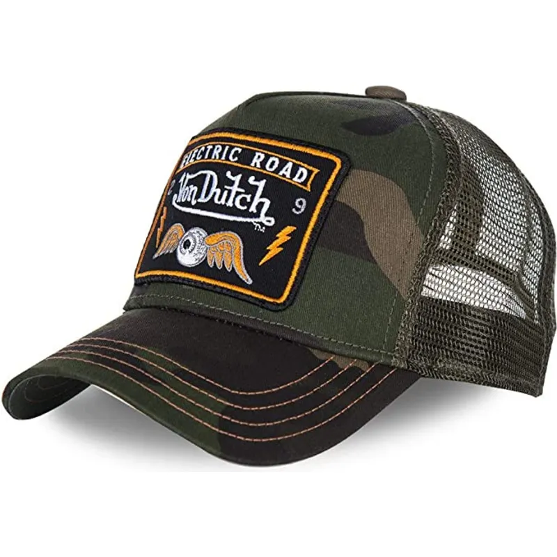 Gorra trucker camuflaje SQUARE4 de Von Dutch