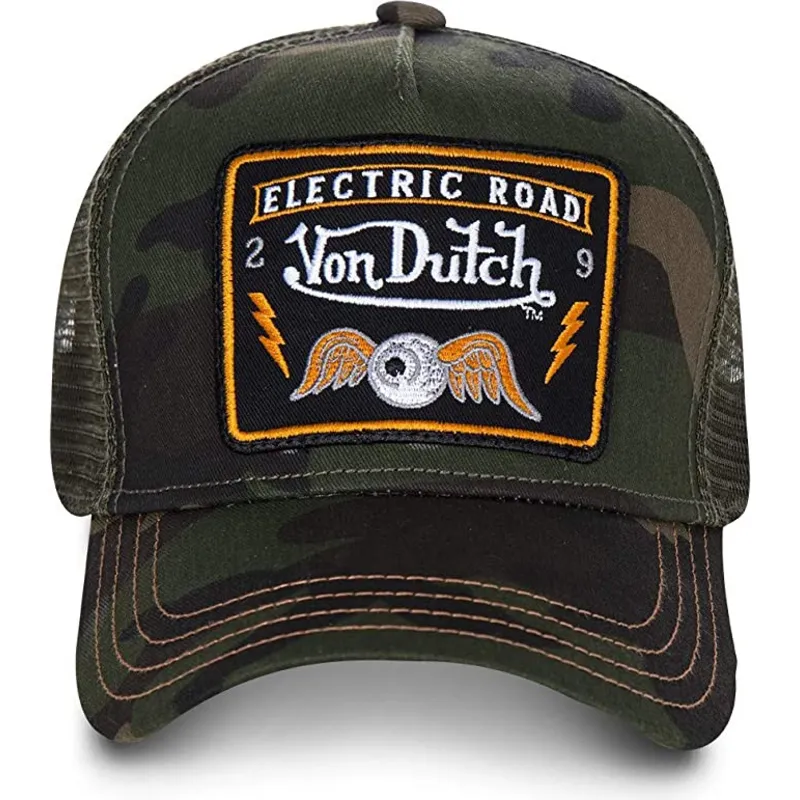 Gorra trucker camuflaje SQUARE4 de Von Dutch