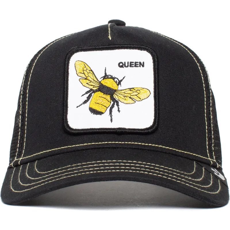 Gorra trucker negra abeja Queen Bee de Goorin Bros.