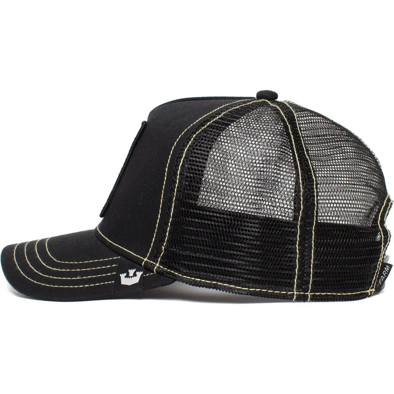 Gorra trucker negra abeja Queen Bee de Goorin Bros.