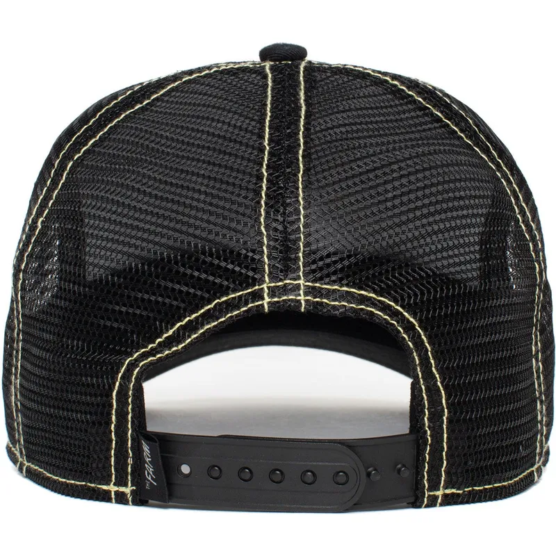 Gorra trucker negra abeja Queen Bee de Goorin Bros.