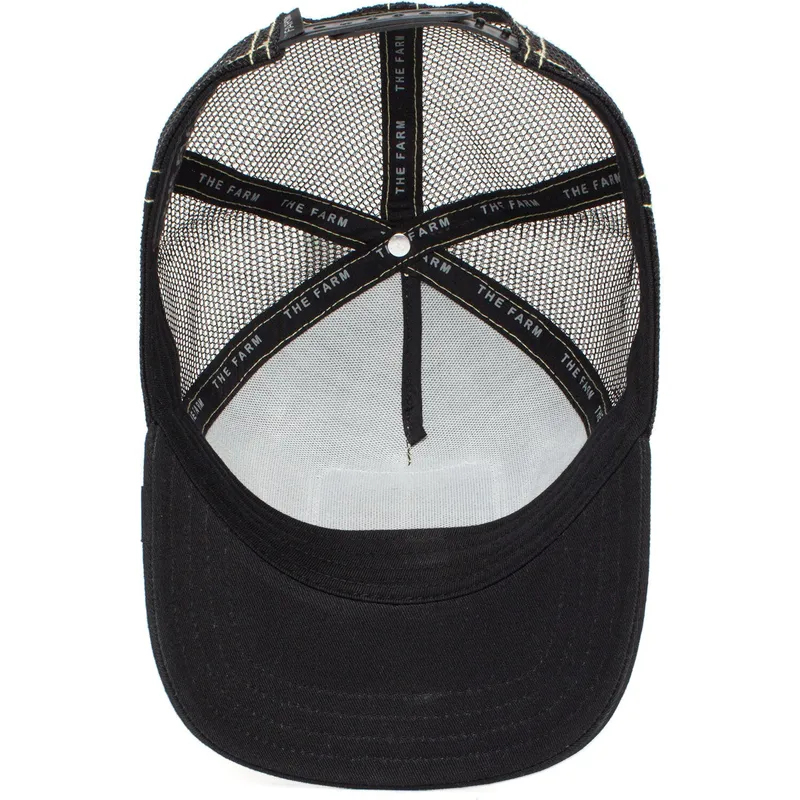 Gorra trucker negra abeja Queen Bee de Goorin Bros.