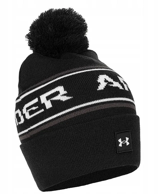 gorra Under Armour Halftime Pom - Black/White - men´s