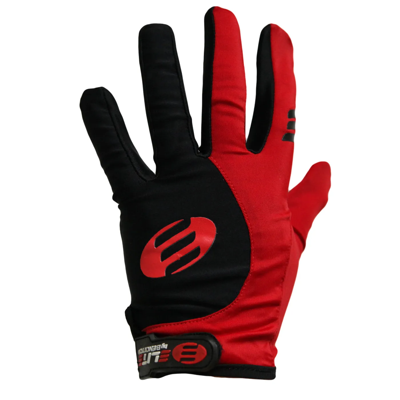 Guantes Ciclista ELITE Completo MS-2019-1 Talla: L Touch Rojo/Negro