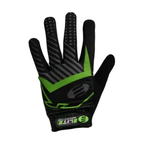 Guantes Ciclista ELITE Completo MS-2019-4 Talla: S Touch Verde/Negro