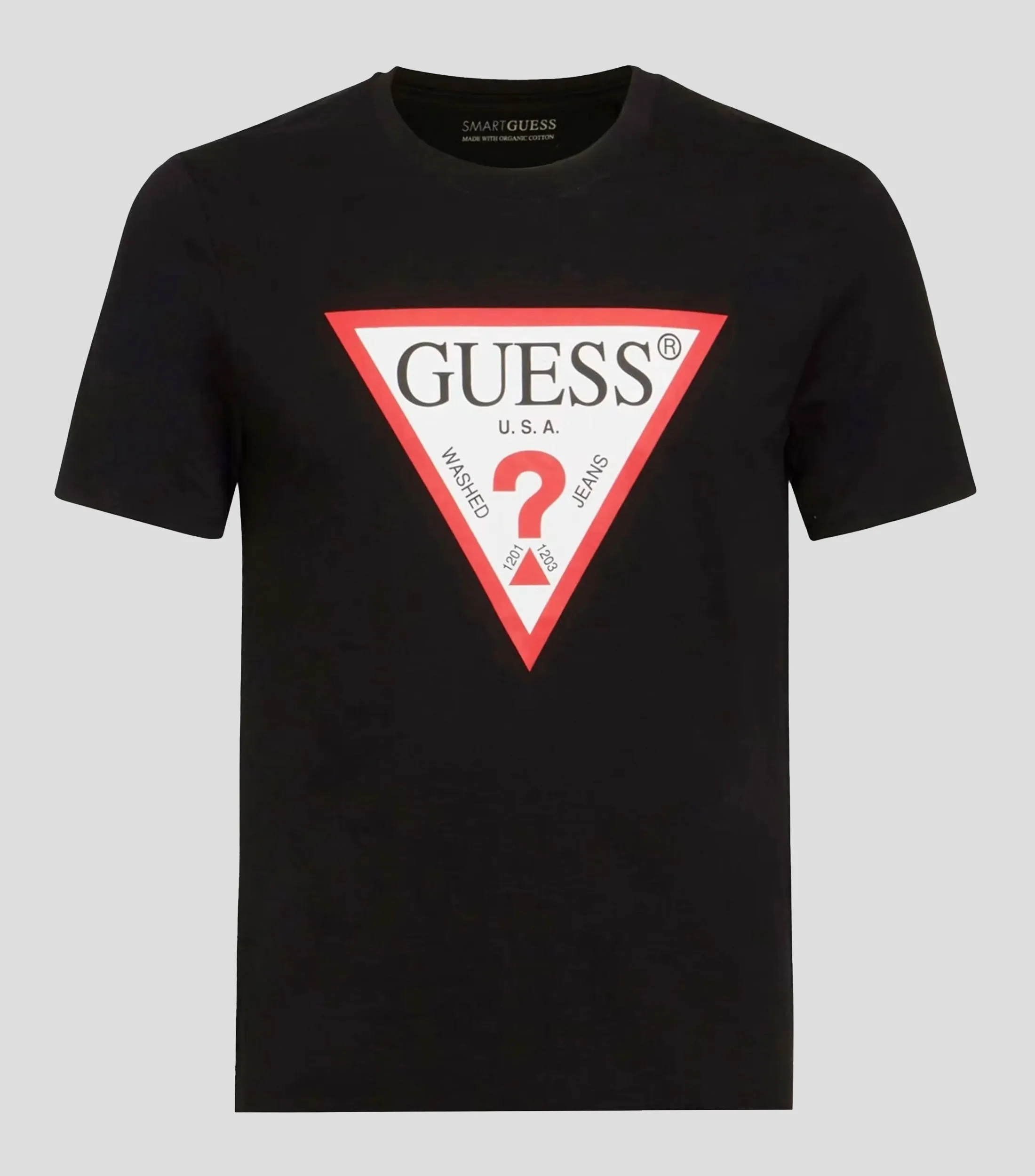 Guess Playera cuello redondo manga corta con estampado Mujer