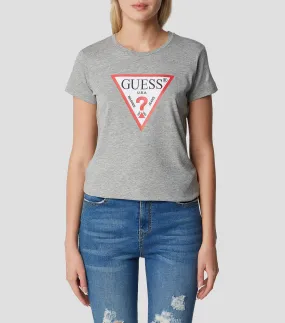 Guess Playera cuello redondo manga corta Icon Mujer