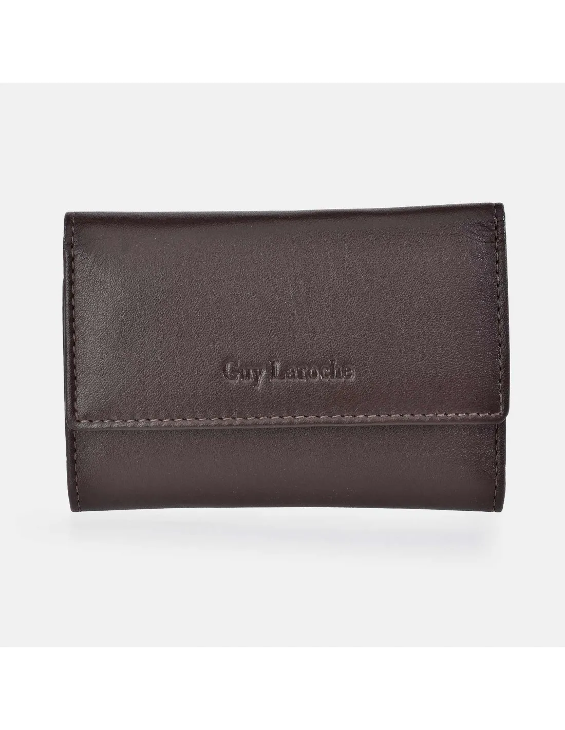 GUY LAROCHE Llavero plano en piel suave para hombre grande