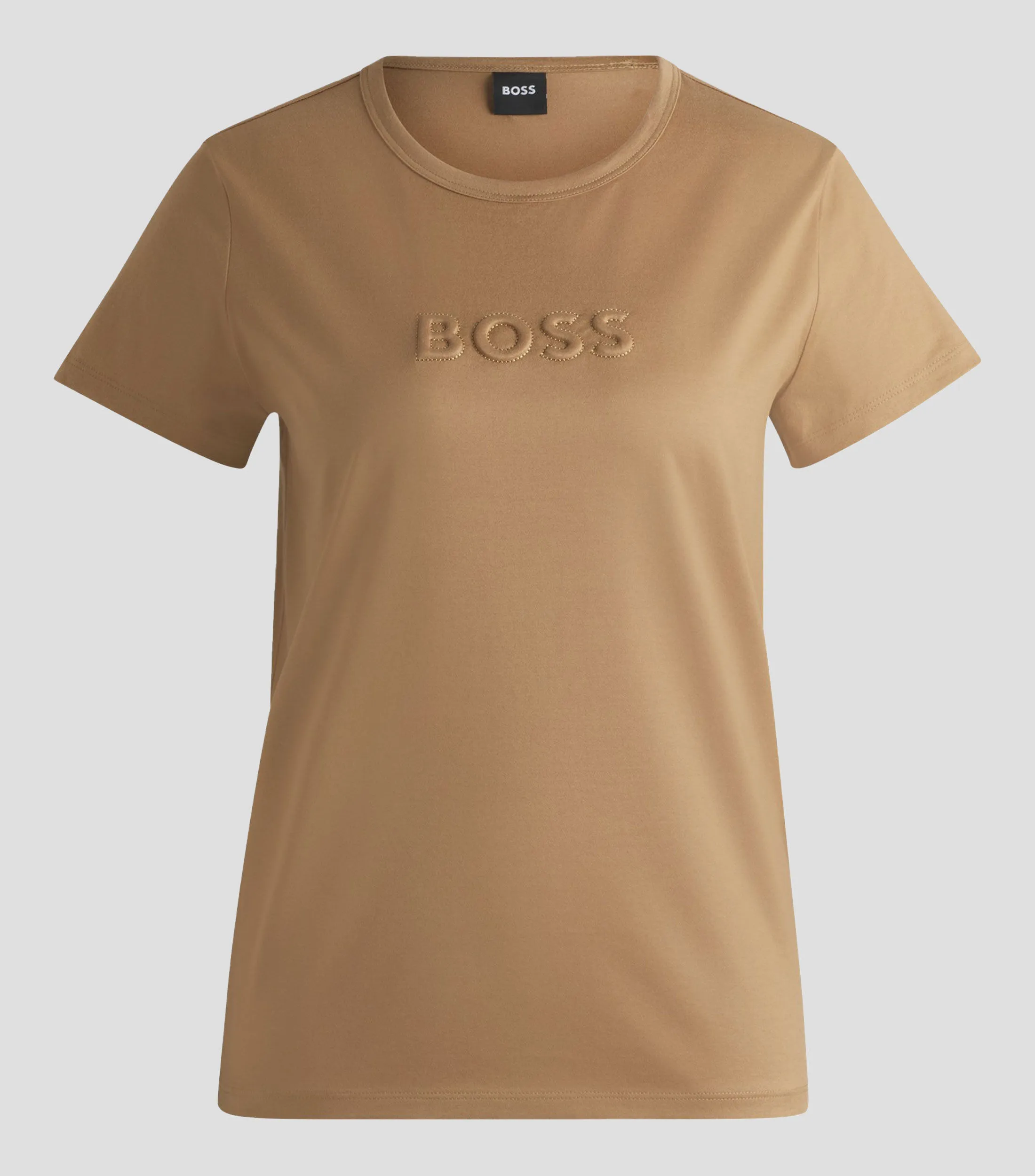 Hugo Boss Playera cuello redondo manga corta con logo Mujer