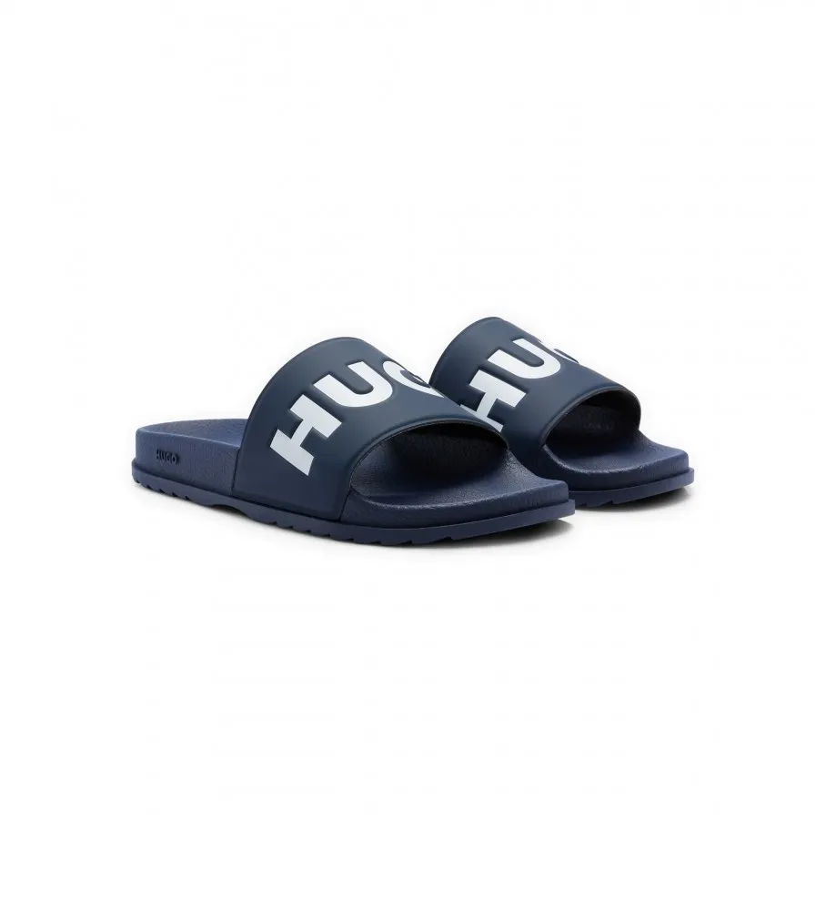 HUGO CHANCLAS LOGO TIRA MARINO