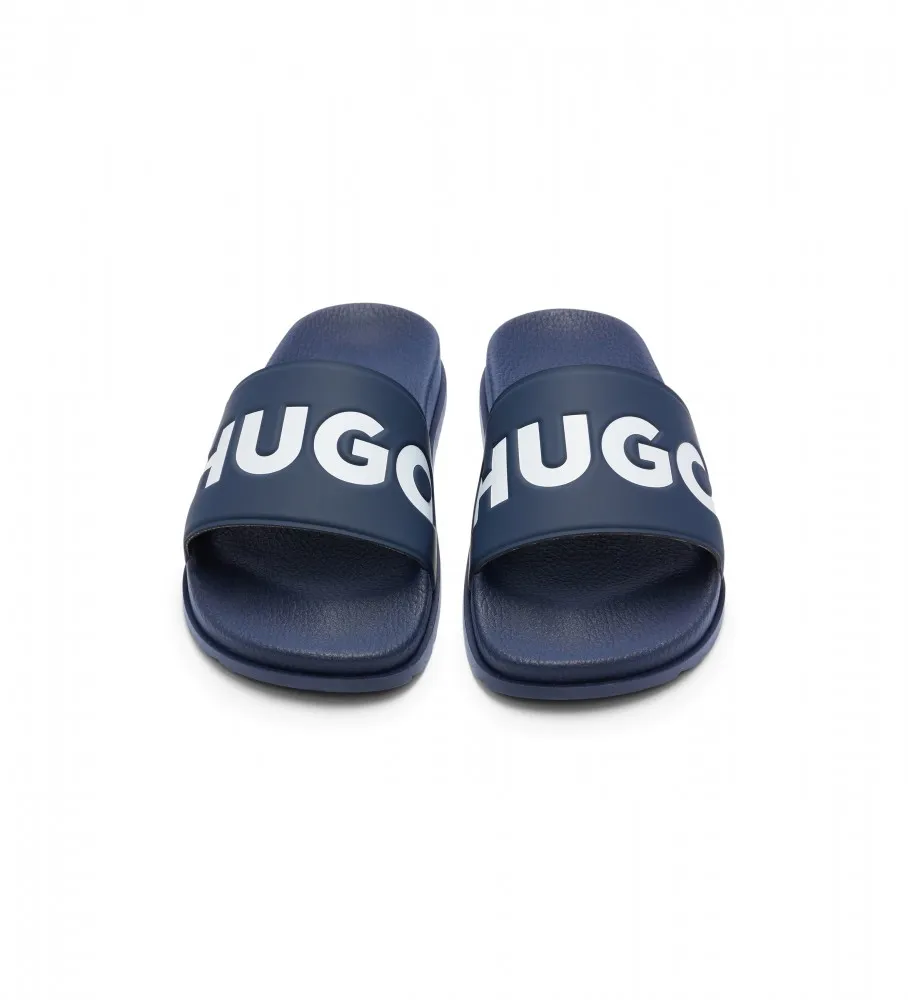 HUGO CHANCLAS LOGO TIRA MARINO