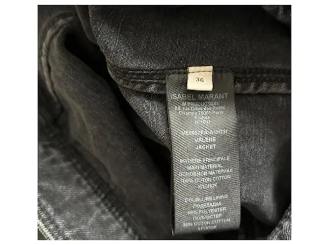 Isabel Marant Chaquetas Negro Avellana 