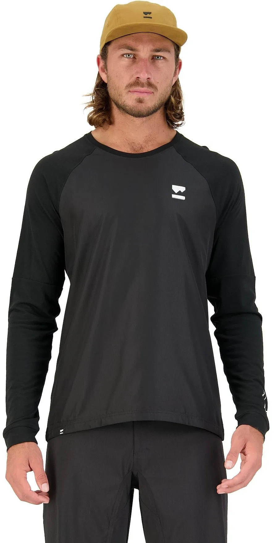 jersey Mons Royale Tarn Merino Shift Wild Jersey LS - Black - men´s