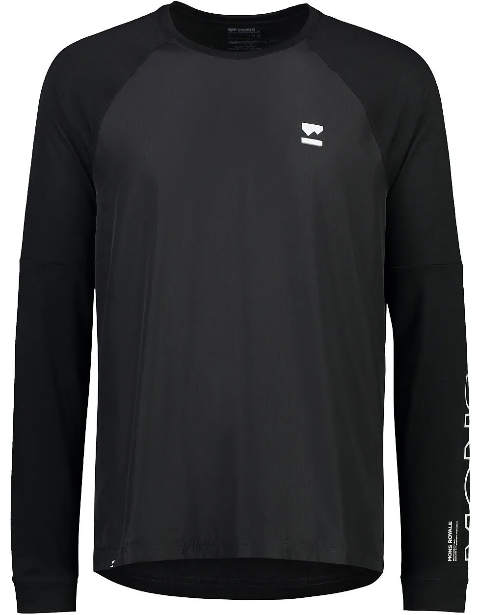 jersey Mons Royale Tarn Merino Shift Wild Jersey LS - Black - men´s