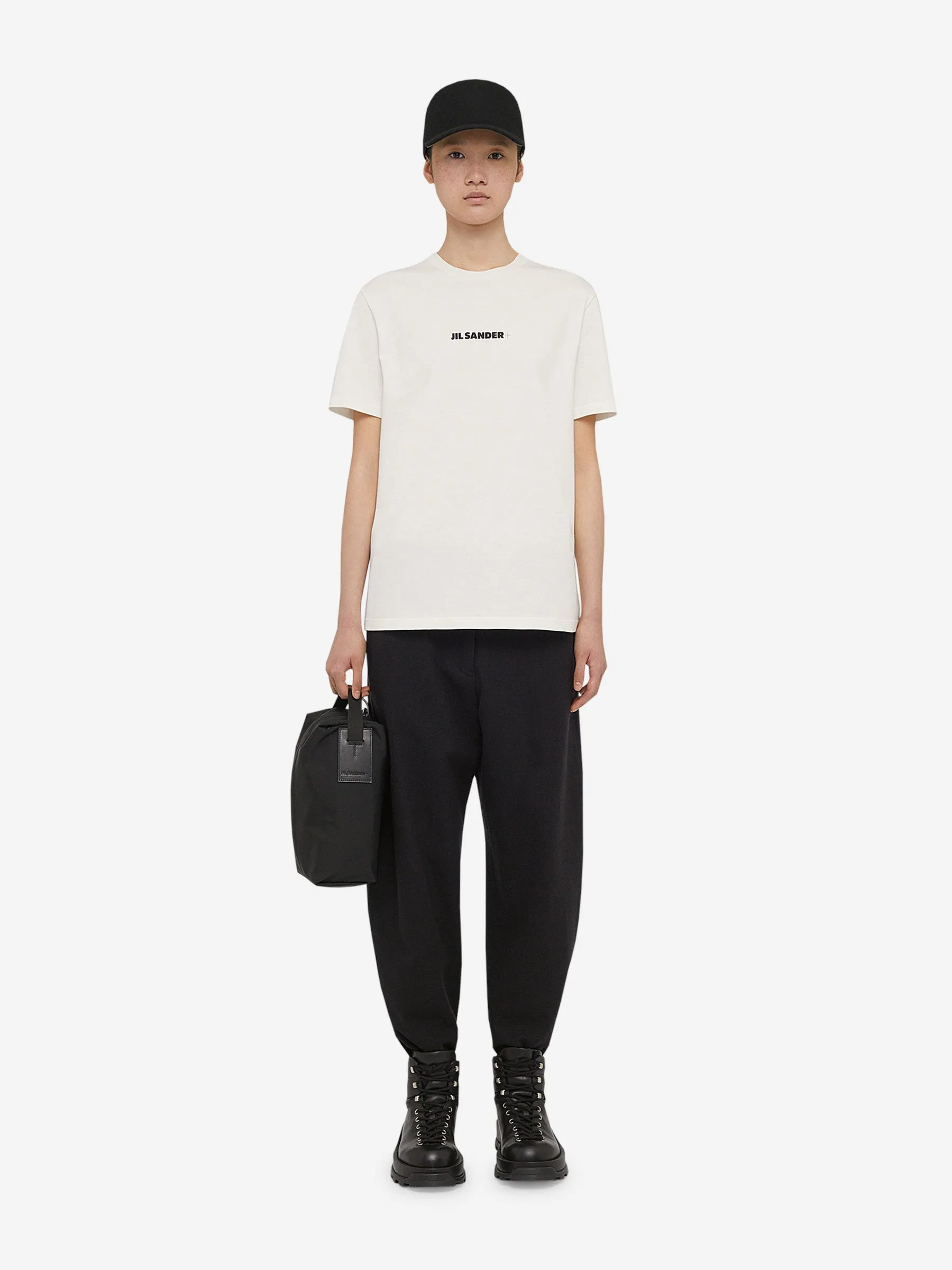 Jil Sander Camiseta Logo Algodón