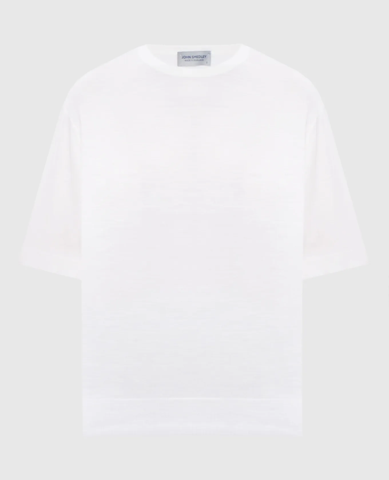 John Smedley Honor white top made of wool