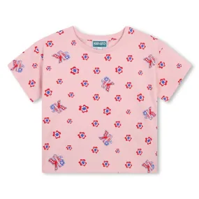 KENZO KIDS Camiseta manga corta y algodón