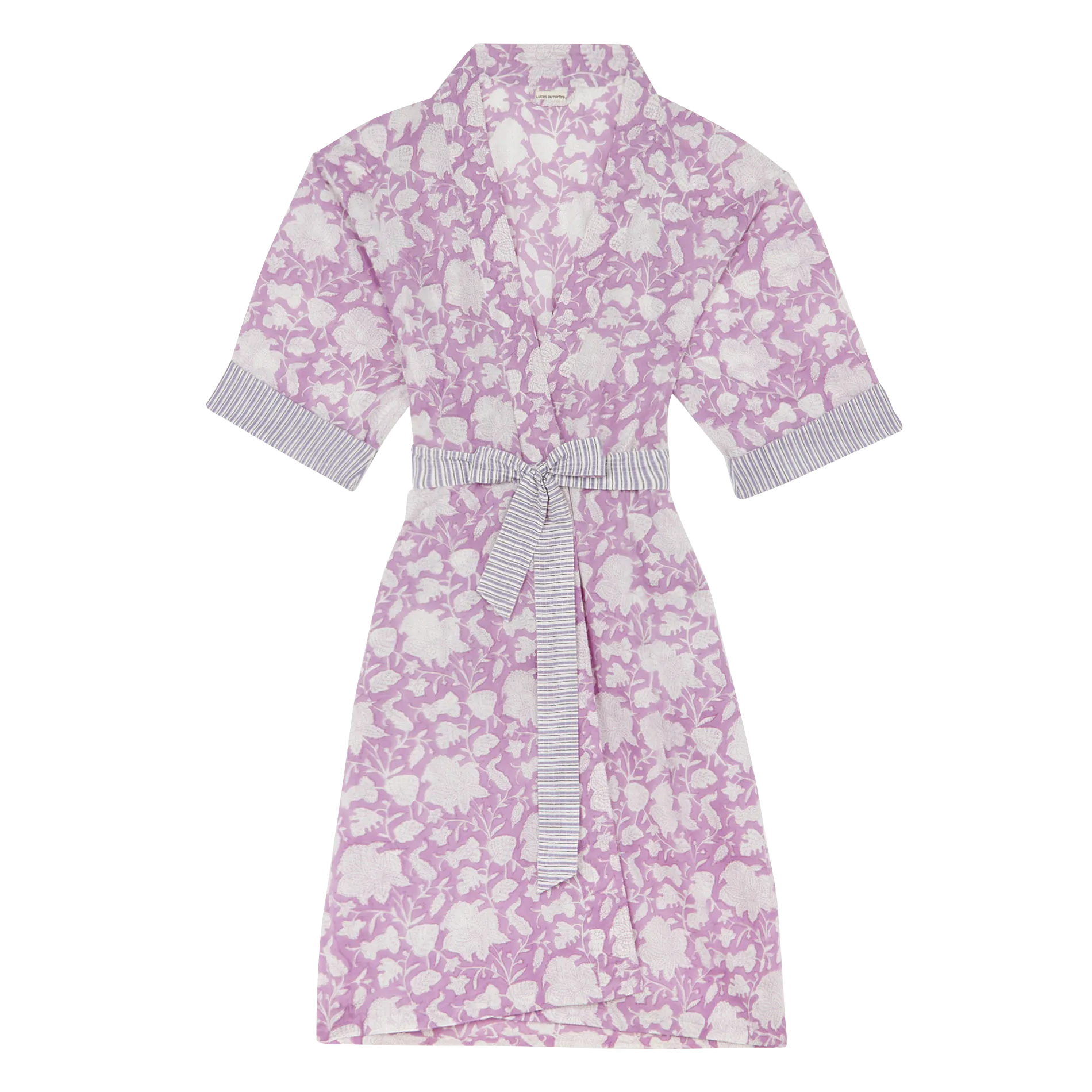 Kimono estampado de algodón - 15 AÑOS - EDICIÓN LIMITADA en violeta