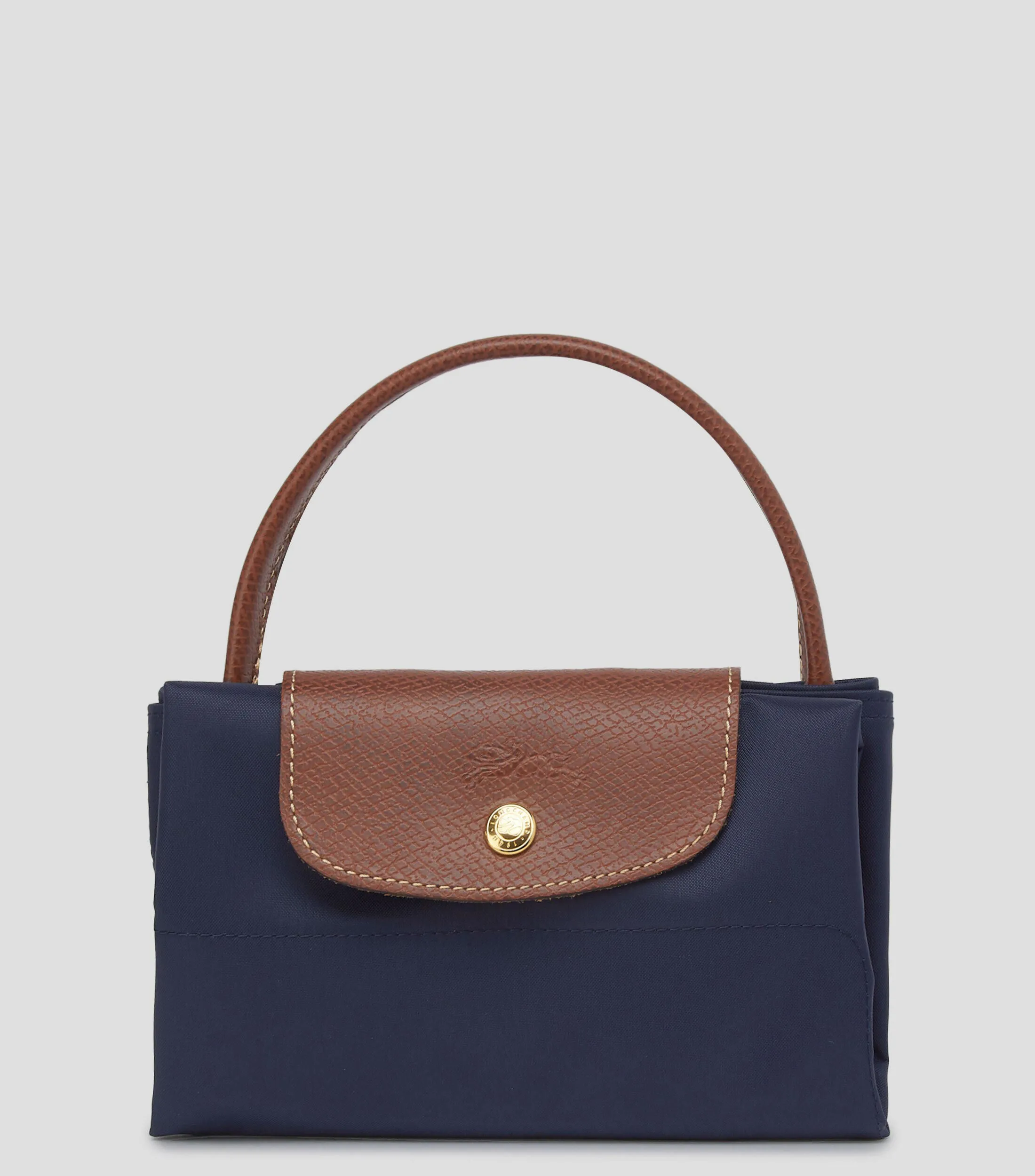 Longchamp Bolso satchel azul marino Mujer