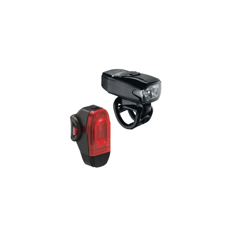 Luces de bicicleta (delantera/trasera) Lezyne LED KTV DRIVE PAIR (BLACK)