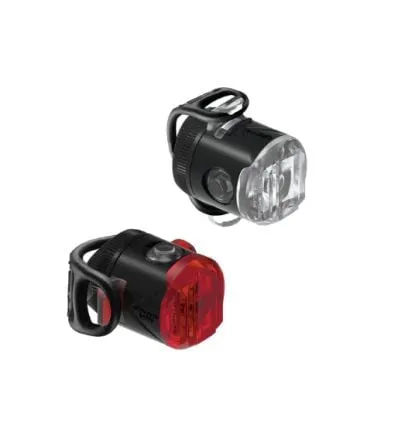 Luz de bicicleta (delantera/trasera) Lezyne FEMTO USB DRIVE PAIR (BLACK)