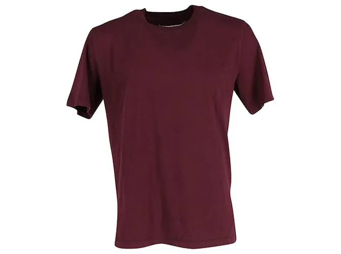 Maison Martin Margiela Maison Margiela Camiseta Maison Margiela de algodón granate Castaño Roja 