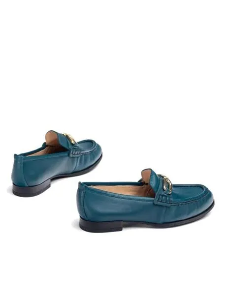 Mocasines Unisa Dylon azul tea mujer