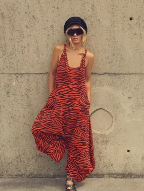 MONO ANIMAL PRINT ROJO