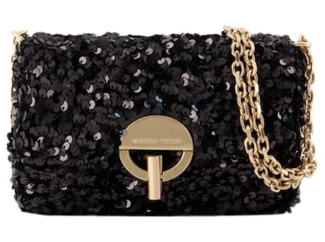 Nano Moon Crossbody - Vanessa Bruno - Algodón - Negro 