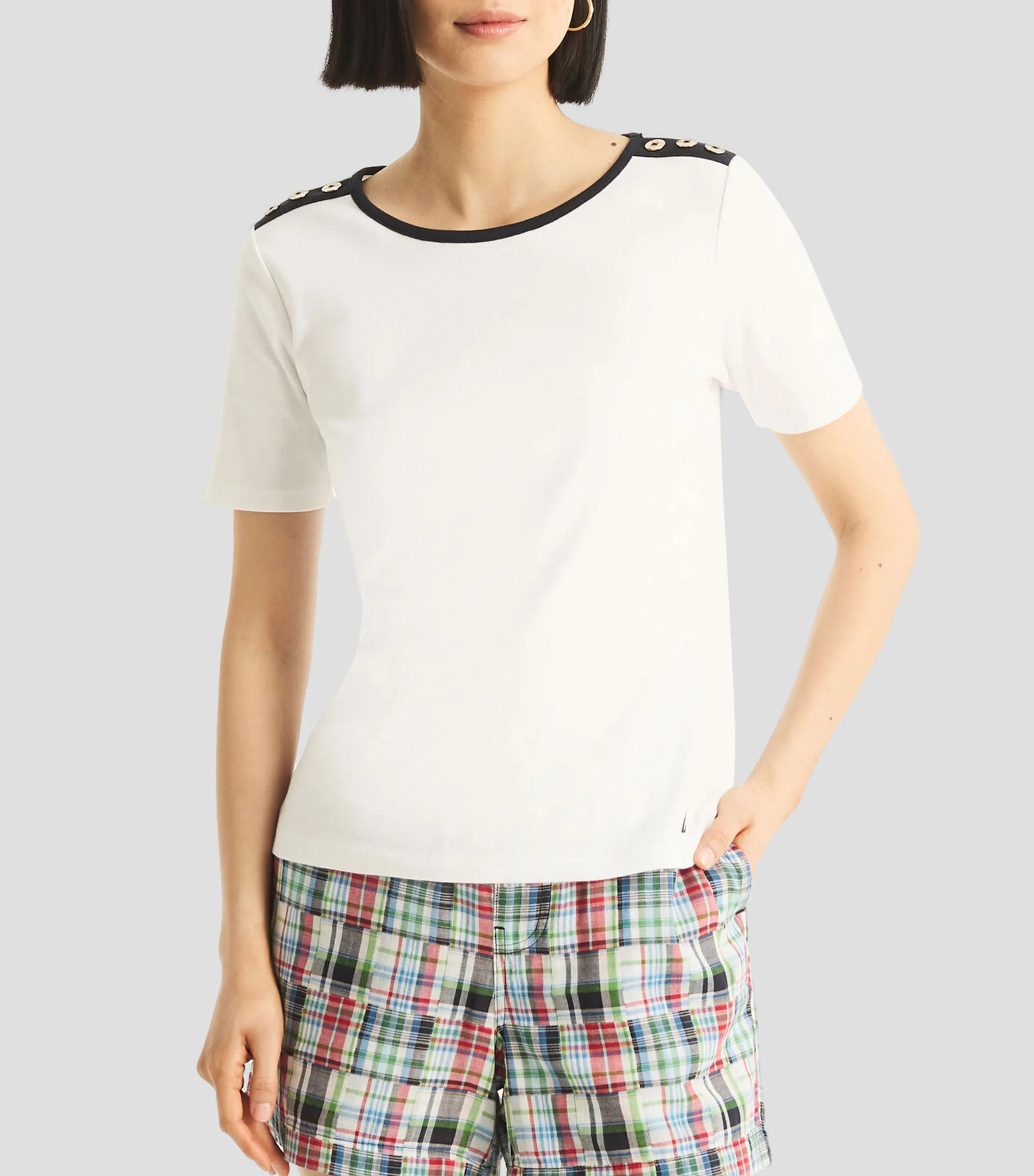 Nautica Playera cuello redondo manga corta Mujer