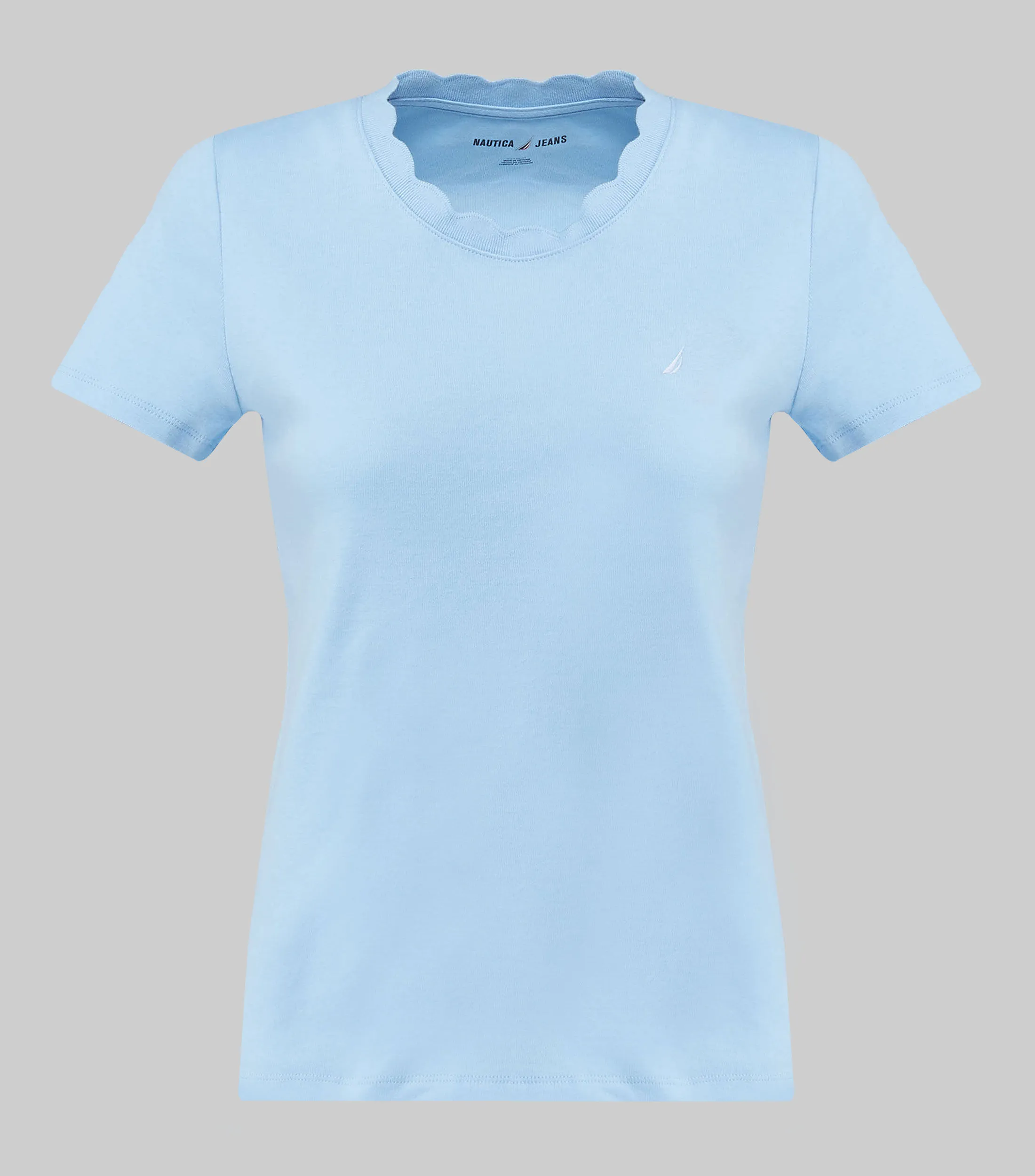 Nautica Playera de cuello redondo y manga corta Mujer