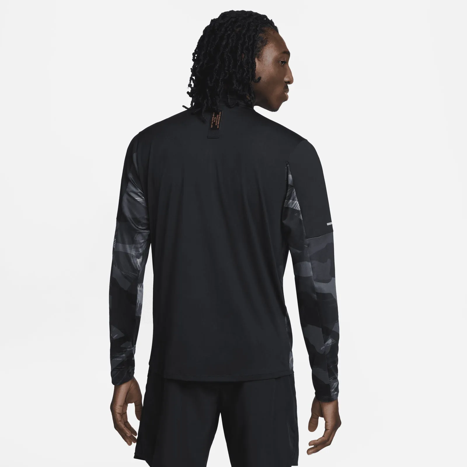 Nike Dri-FIT Element 1/2 Zip Camo Running Top