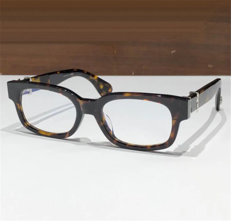 Nuevo diseño de moda Gafas ópticas de cuadrado retro 8233 marco de tablones de acetato de forma simple y popular de forma versát