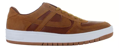 Panam Tenis Vestir Casual Skate Polipiel Cafe Hombre 83324