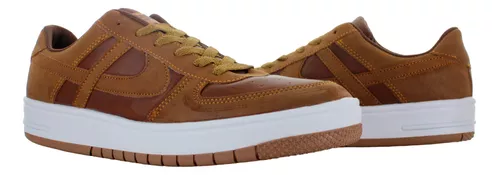 Panam Tenis Vestir Casual Skate Polipiel Cafe Hombre 83324