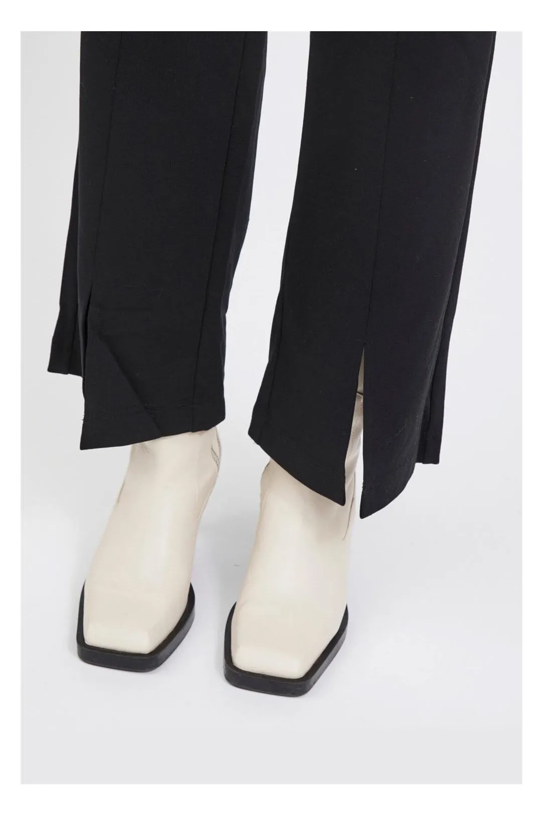 PANTALON TELA ANCHO VIAMERONE NEGRO