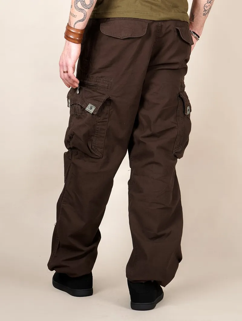 Pantalones cargo Molecule 45019, Marrones