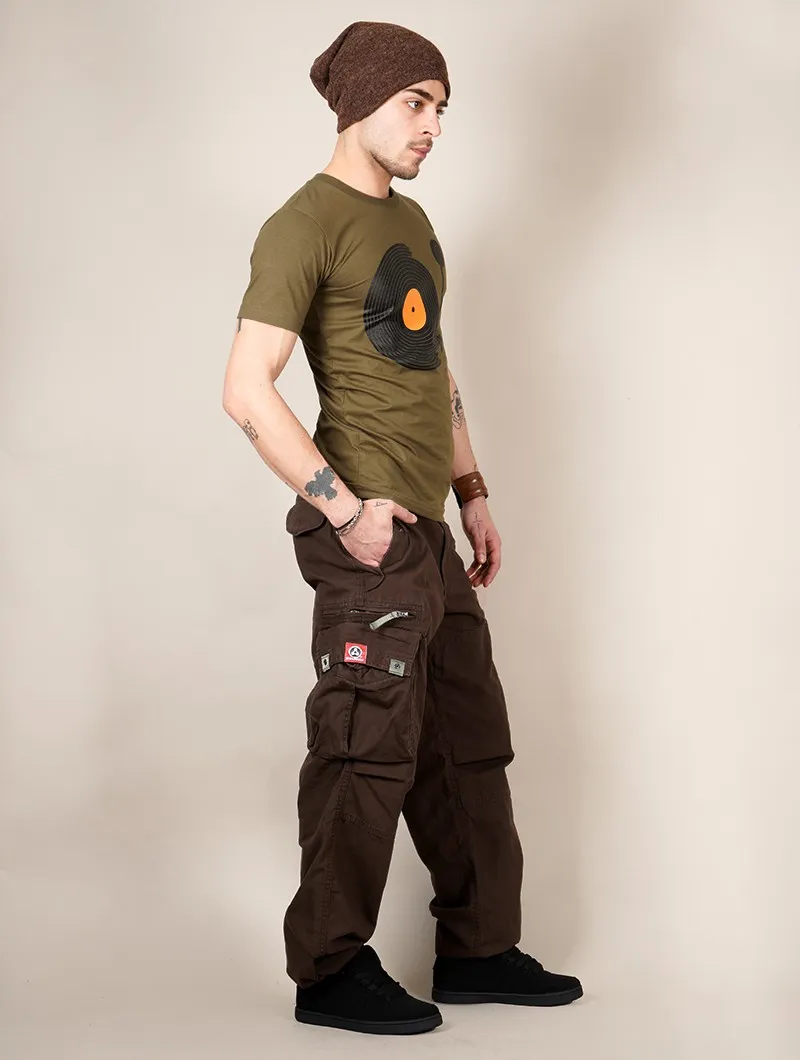 Pantalones cargo Molecule 45019, Marrones