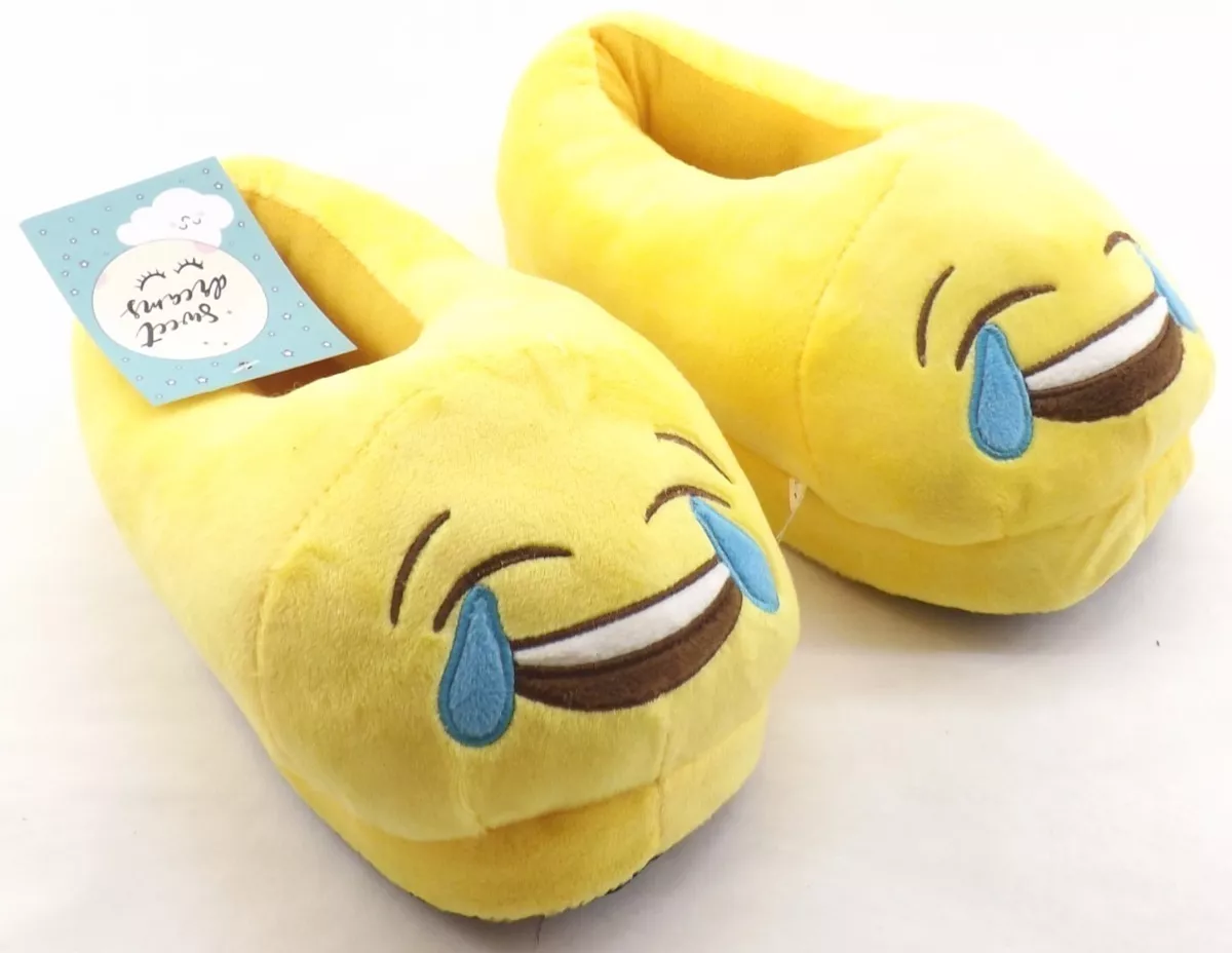 Pantuflas Cerradas Unisex Emojis Invierno Nene Nena Pagos