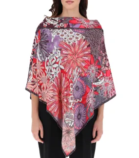 Pineda Covalin Poncho estampado Mujer