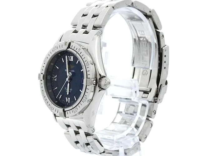 Reloj deportivo para mujeres Breitling Callisto Quartz de acero inoxidable 