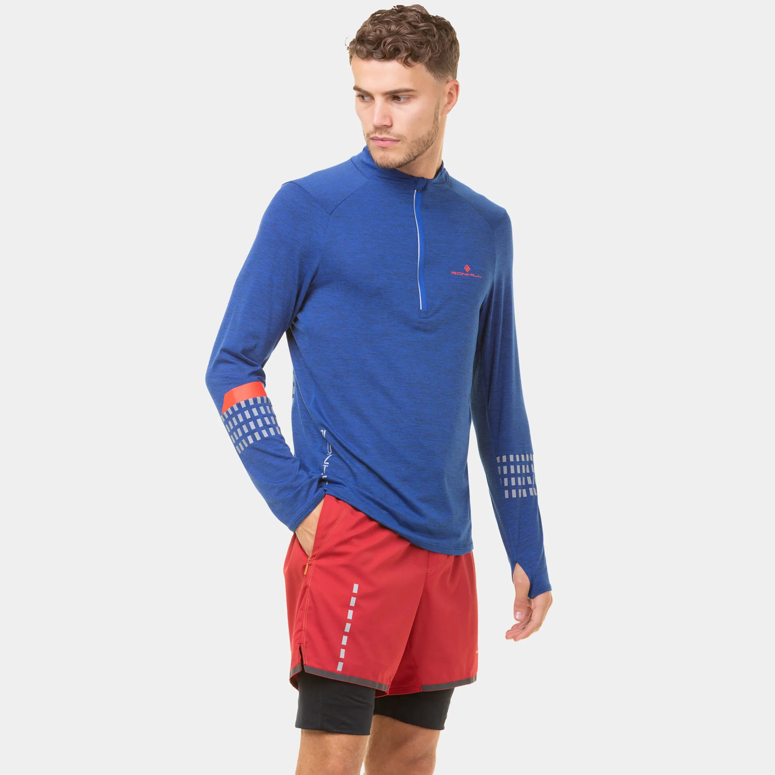 Ronhill Tech Afterhours 1/2 Zip Camiseta De Running Hombres